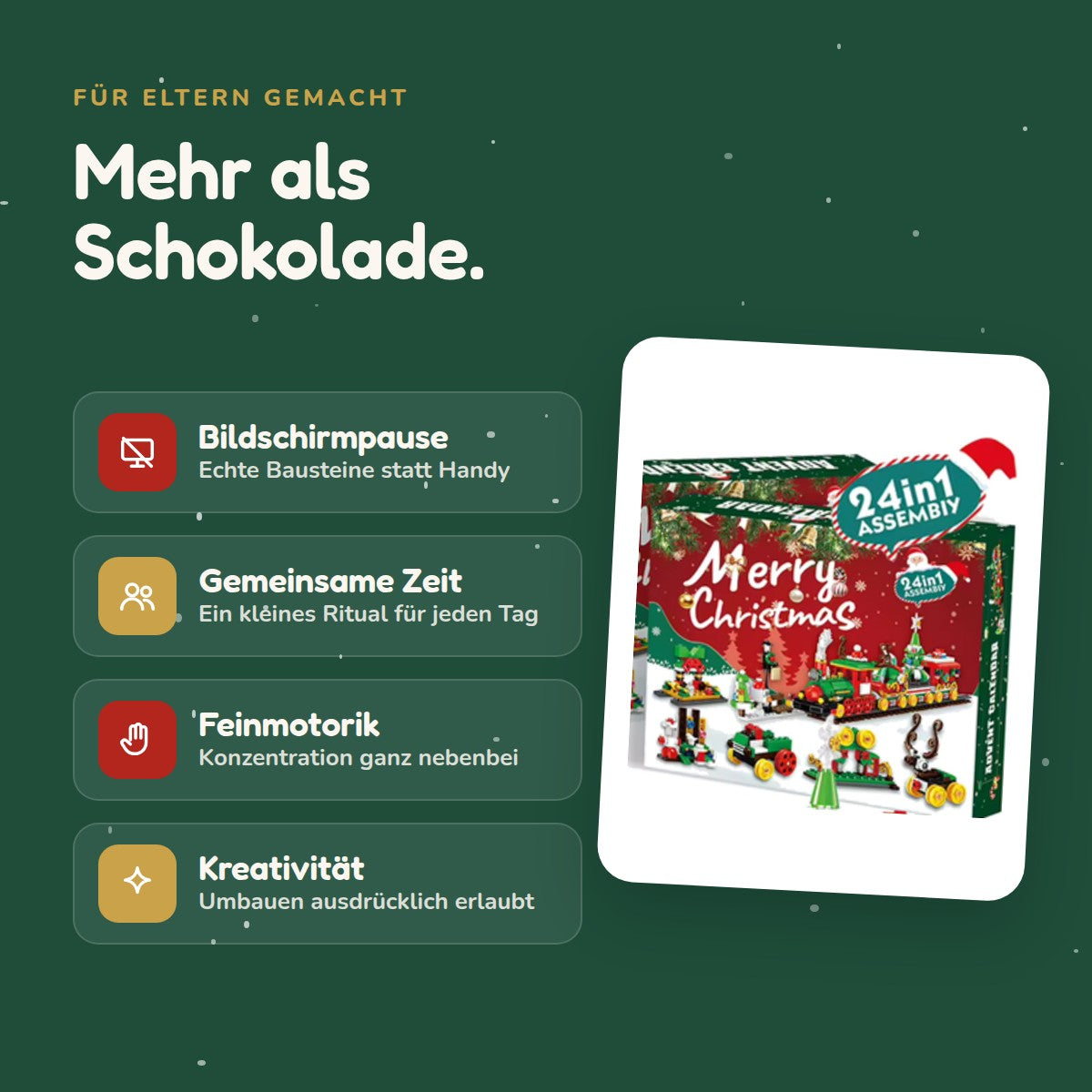 Adventskalender Weihnachtszug